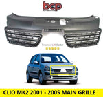 Load image into Gallery viewer, RENAULT CLIO 2001 – 2005 GRILLE MAIN RADIATOR UPPER FRONT BUMPER MK2