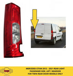 Load image into Gallery viewer, MERCEDES CITAN 2012 - 2022 REAR BACK TAIL LIGHT LAMP PASSENGER LEFT BARN DOOR