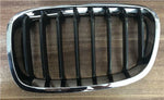 Load image into Gallery viewer, BMW 1 SERIES F20 2012 -2015 FRONT GRILLE LEFT CHROME FRAME 8 BLACK SLATS NEW