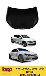 Load image into Gallery viewer, VW SCIROCCO 2009 - 2017 BONNET PRIMED NEW INSURANCE APPROVED OEM QUALITY