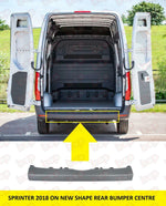 Load image into Gallery viewer, MERCEDES SPRINTER 2018 ON REAR CENTRE BUMPER NO SENSOR NO DOOR STEP NO TOW