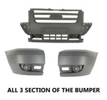 Load image into Gallery viewer, FORD TRANSIT FRONT BUMPER MK7 2006 - 2014 COMPLETE ALL 3 SECTIONS OEM QUALITY
