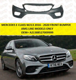 Load image into Gallery viewer, MERCEDES E CLASS W213 FRONT BUMPER AMG LINE MODELS 2016 – 2020 WITH SENSOR HOLE
