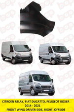 Load image into Gallery viewer, PEUGEOT BOXER 2014 ON FRONT WING NO MOULDING HOLE RIGHT DRIVER SIDE OEM QUALITY