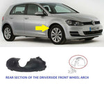 Load image into Gallery viewer, VW GOLF MK7 2013-2017 FRONT WING ARCH LINER SPLASH GUARD REAR SECTION RIGHT SIDE