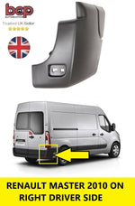 Load image into Gallery viewer, RENAULT MASTER REAR BUMPER 2010 - 2023 CONRER END CAP RIGHT DRIVER SIDE TRIM