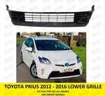 Load image into Gallery viewer, TOYOTA PRIUS 2012 - 2015 FRONT BUMPER LOWER CENTRE GRILLE NO FOG IMPORT MODELS