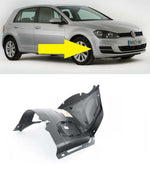 Load image into Gallery viewer, VW GOLF MK7 2013-2017 FRONT WING ARCH LINER SPLASHGUARD FRONT SECTION RIGHT SIDE