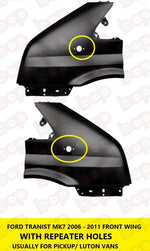 Load image into Gallery viewer, FORD TRANSIT MK7 2006 - 2013 FRONT WINGS PAIR LUTON VAN CHASIS CAB LEFT & RIGHT