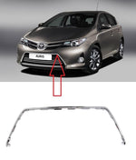 Load image into Gallery viewer, TOYOTA AURIS 2013 - 2015 FRONT BUMPER CENTRE LOWER GRILLE CHROME TRIM SEE IMAGE