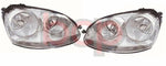 Load image into Gallery viewer, VW GOLF MK5 2004 - 2009 CHROME HEADLAMPS HEADLIGHTS PAIR LEFT RIGHT BOTH SIDES