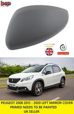 Load image into Gallery viewer, PEUGEOT 2008 2012 – 2019 DOOR WING MIRROR COVER LEFT PASSENGER SIDE 1607512980