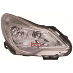 Load image into Gallery viewer, VAUXHALL CORSA D 2011 2012 2013 2014 HEADLIGHT HEADLAMP CHROME DRIVER RIGHT