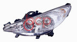 Load image into Gallery viewer, PEUGEOT 207 2006-2013 HEADLIGHT HEADLAMP WITH FOG PASSENGER SIDE LEFT N/S