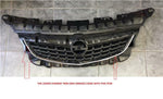 Load image into Gallery viewer, VAUXHALL ASTRA J 2009-2012 FRONT BUMPER TOP GRILLE WITH LOWER CHROME NO BADGE