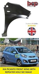 Load image into Gallery viewer, KIA PICANTO 2011 - 2017 FRONT WING RIGHT DRIVER SIDE WITH REPEATER HOLE