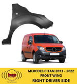 Load image into Gallery viewer, MERCEDES CITAN 2012 - 2022 FRONT WING RIGHT DRIVERS SIDE A4158800206