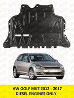 Load image into Gallery viewer, VW GOLF MK7 ENGINE UNDERTRAY COVER UNDER BUMPER 2012 -2016 5Q0825236Q