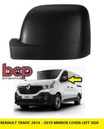 Load image into Gallery viewer, RENAULT TRAFIC 2014 ON DOOR WING MIRROR COVER BLACK PASSENGER SIDE CLIP ON