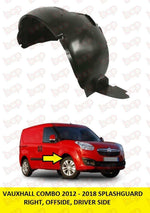 Load image into Gallery viewer, FIAT DOBLO 2010 – 2015 FRONT WING SPLASHGUARD INNER ARCH RIGHT DRIVERS SIDE