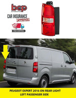 Load image into Gallery viewer, PEUGEOT EXPERT 2016 ON REAR LIGHT LAMP LEFT PASSENGER SIDE NEW 9808243180