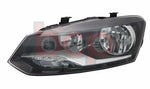 Load image into Gallery viewer, VOLKSWAGEN POLO 2009 ON HEADLIGHT HEADLAMP TWIN TYPE LH LEFT N/S PASSENGER SIDE