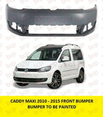 Load image into Gallery viewer, VW CADDY MAXI 2011-2015 FRONT BUMPER PRIMED FOR VANS WITH PAINTED BUMPERS