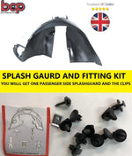 Load image into Gallery viewer, PEUGEOT 207 FRONT WHEEL ARCH LINER INNER WING SPLASH GUARD WIHT CLIPS LEFT SIDE