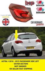 Load image into Gallery viewer, VAUXHALL ASTRA J MK6 2010 - 2015 5DR HATCH REAR LIGHT TAIL LIGHT PASSENGER SIDE
