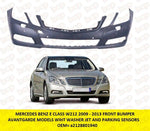 Load image into Gallery viewer, MERCEDES E CLASS 2009 - 2013 W212 FRONT BUMPER PRIMED WASHER AND PDC HOLES AVANT