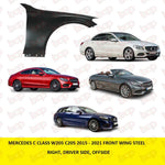 Load image into Gallery viewer, MERCEDES C CLASS W205 2014 - 2019 FRONT WING RIGHT DRIVERS SIDE NEW STEEL