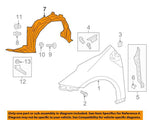 Load image into Gallery viewer, TOYOTA PRIUS 2016 - 2019 FRONT WHEEL ARCH SPLASH GUARD INNER ARCH TRIM PASSENGER