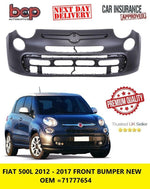 Load image into Gallery viewer, FIAT 500L 2013 - 2017 FRONT BUMPER PRIMED NO PARKING SENSORS 735564665