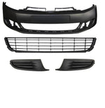 Load image into Gallery viewer, VW GOLF MK6 2008-2013 FRONT BUMPER KIT WITH ALL 3 LOWER GRILLES NO FOG BRAND NEW