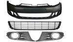 Load image into Gallery viewer, VW GOLF MK6 2008-2013 FRONT BUMPER KIT WITH ALL 3 LOWER GRILLES FOG TYPE
