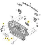 Load image into Gallery viewer, AUDI A3 2012 - 2016 SPORT FRONT RADIATOR GRILLE WITH 2 PDC HOLES 8V38536511QP