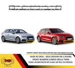 Load image into Gallery viewer, AUDI A3 2016 – 2019FRONT BUMPER CENTRE LOWER GRILLE NOT FOR SLINE S3 OR RS3