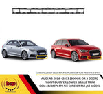 Load image into Gallery viewer, AUDI A3 2016 – 2019FRONT BUMPER CENTRE LOWER GRILLE NOT FOR SLINE S3 OR RS3