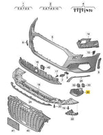 Load image into Gallery viewer, AUDI A3 2020-2024 FRONT BUMPER GRILLE WITH SILVER FRAME AND PDC PASSENGER LEFT