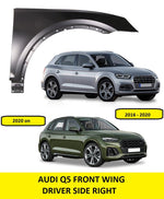 Load image into Gallery viewer, AUDI Q5 2017 - 2023 FRONT WING FENDER PANEL RIGHT DRIVER SIDE PRIMED OEM SPEC