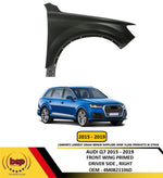 Load image into Gallery viewer, AUDI Q7 2015 - 2019 FRONT WING FENDER PRIMED ALUMINIUM DRIVER SIDE RIGHT