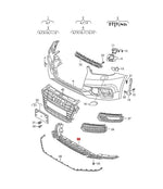 Load image into Gallery viewer, AUDI A1 2010 - 2018 FRONT BUMPER LOWER SPOILER CLOSING ELEMENT NEW 8XA807611