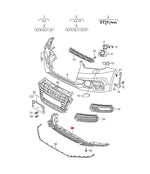 Load image into Gallery viewer, AUDI A1 2015 - 2018 FRONT BUMPER LOWER SPOILER CLOSING ELEMENT NEW 8XA807611