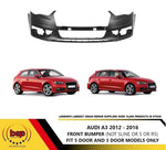 Load image into Gallery viewer, AUDI A3 2012 -2016 FRONT BUMPER WITH WASHER JET NO SENSORS PRIMED 8V0807065GRU