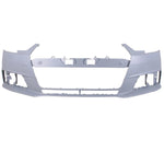 Load image into Gallery viewer, AUDI A4 2015 – 2018 FRONT BUMPER PRIMED NO PARKING SENSOR WASHER JETS NOT SLINE
