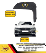 Load image into Gallery viewer, BMW 3 SERIES M SPORT G20 G21 2019 – 2023 FRONT FOG GRILLE TRIM GLOSS BLACK LEFT