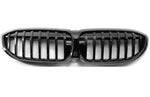 Load image into Gallery viewer, BMW 3 SERIES G20 G21 2019-2023 FRONT MAIN GRILLE GLOSS BLACK WITH CAMERA HOLE