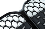 Load image into Gallery viewer, BMW 4 SERIES G22 G23 G26 2020 ON MAIN KIDNEY GRILLE BLACK & CHROME WITH PDC HOLE