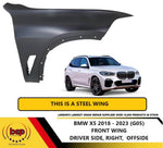 Load image into Gallery viewer, BMW X5 2018 – 2023 G05 FRONT WING DRIVERS SIDE FENDER PANEL RIGHT PRIMED STEEL