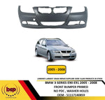 Load image into Gallery viewer, BMW 3 SERIES E90 E91 2005 - 2008 FRONT BUMPER STANDARD MODELS PRIMED OEM QUALITY